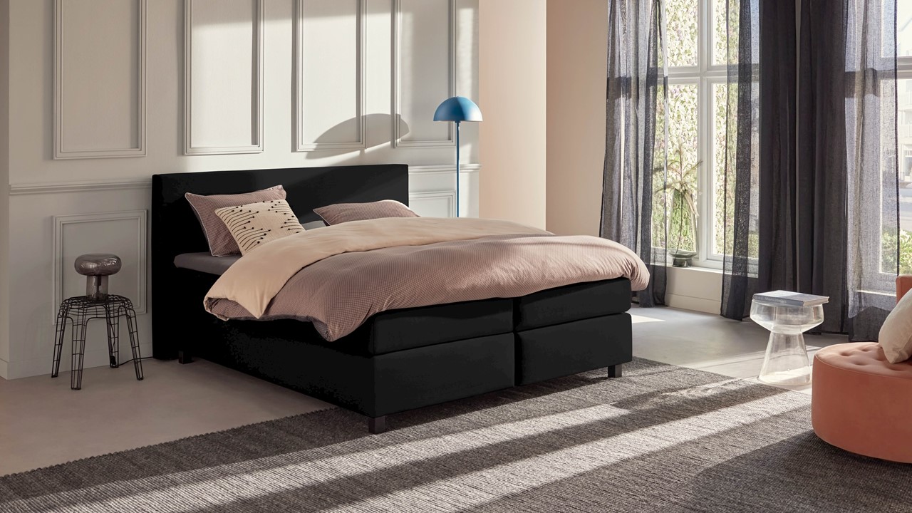 Boxspring Autentik Tunn black