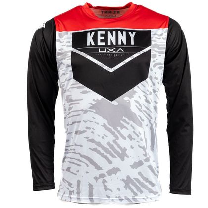 Maillot cross Kenny REPLICA HONDA MOTOBLOUZ SR PERFORMANCE STONE RED 2024 - Blanc / Noir