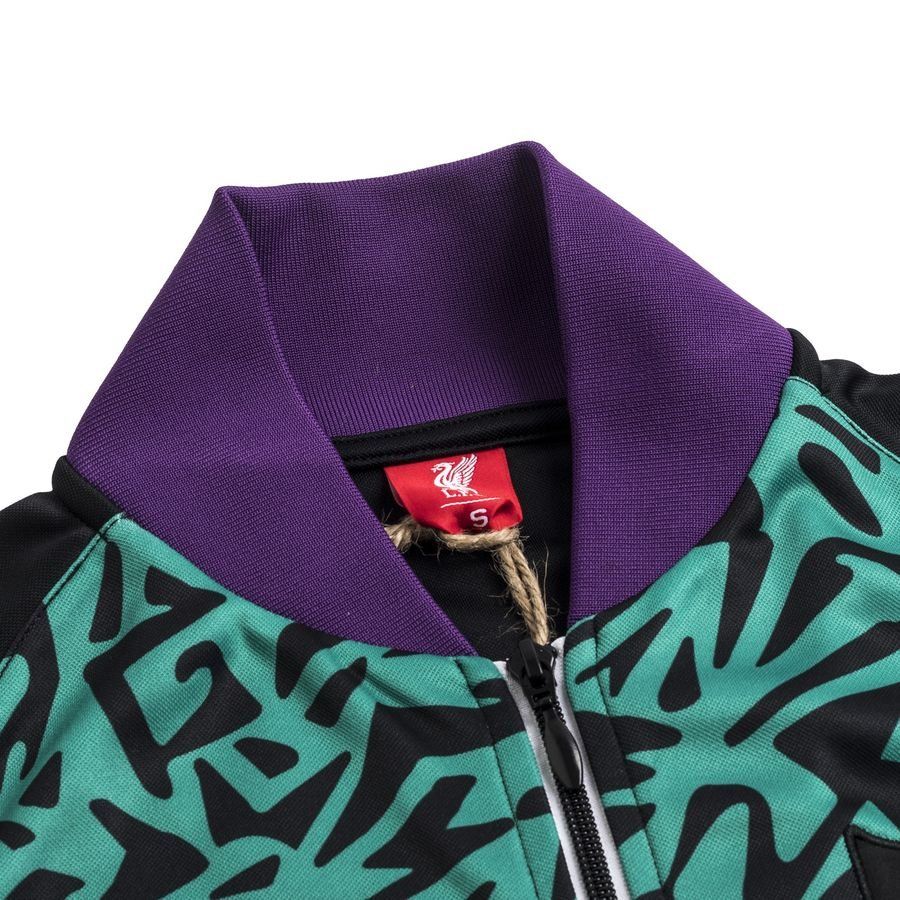 Liverpool Veste 1995/96 - Noir/Vert/Violet