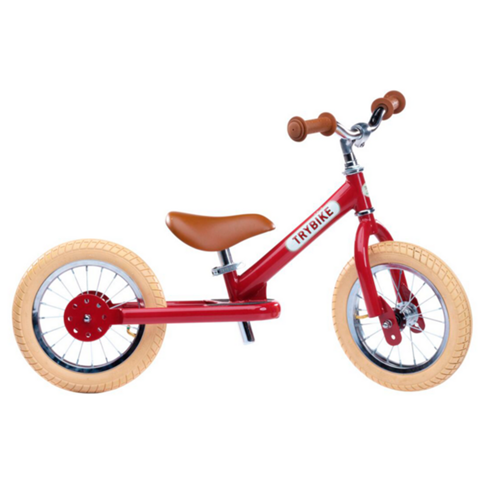 Køb Trybike in Steel 2 Wheels Vintage Red