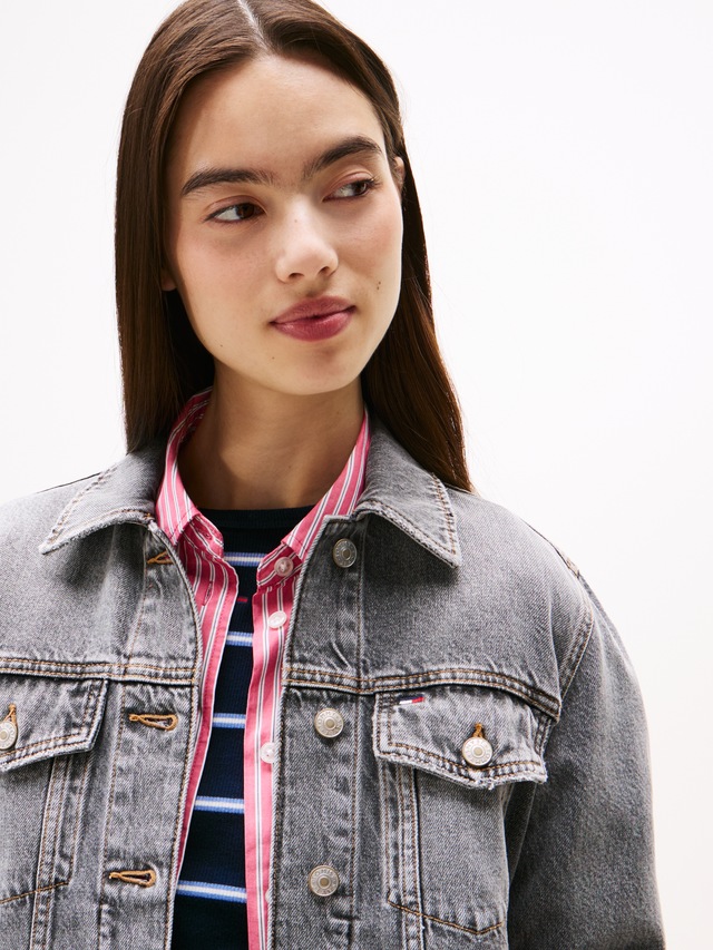 Tommy Jeans Jeansjacke »CLSSC TRCKR JCKT RWB EXT DI6078«