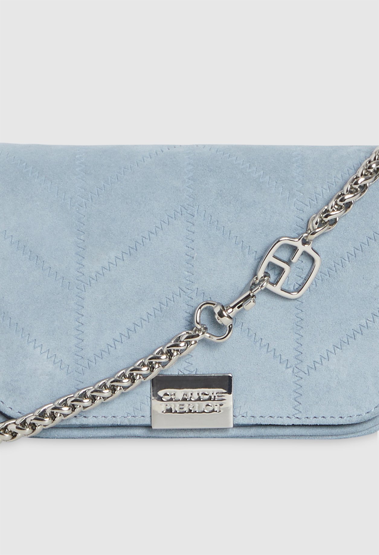 Mini sac Akilino bleu ciel cuir