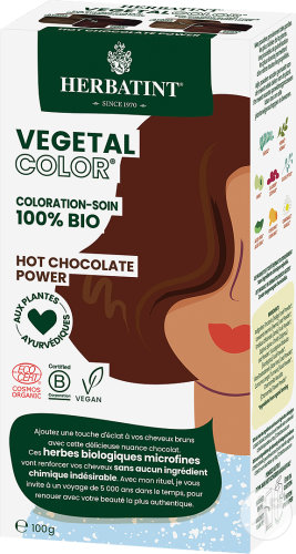 Herbatint Vegetal Color Coloration-Soin Des Cheveux Hot Chocolate Power 100g