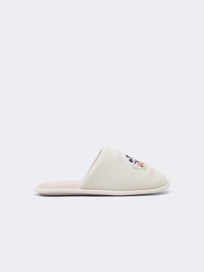 Chinelo Mickey© e Minnie ©DS - Rosa