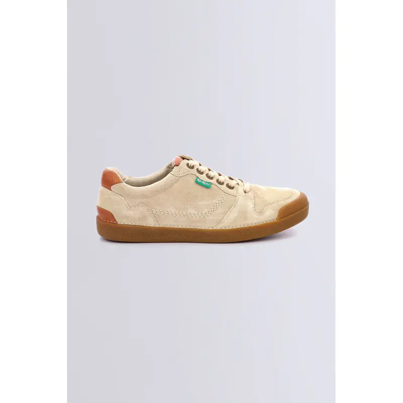 Kick trigolo Beige/camel BASKETS BASSES Cuir Homme