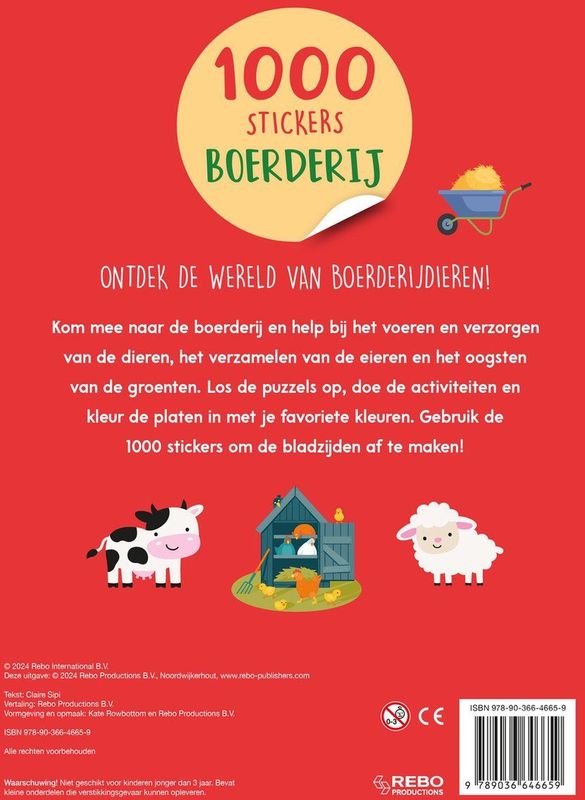 Boerderij - 1000 stickers