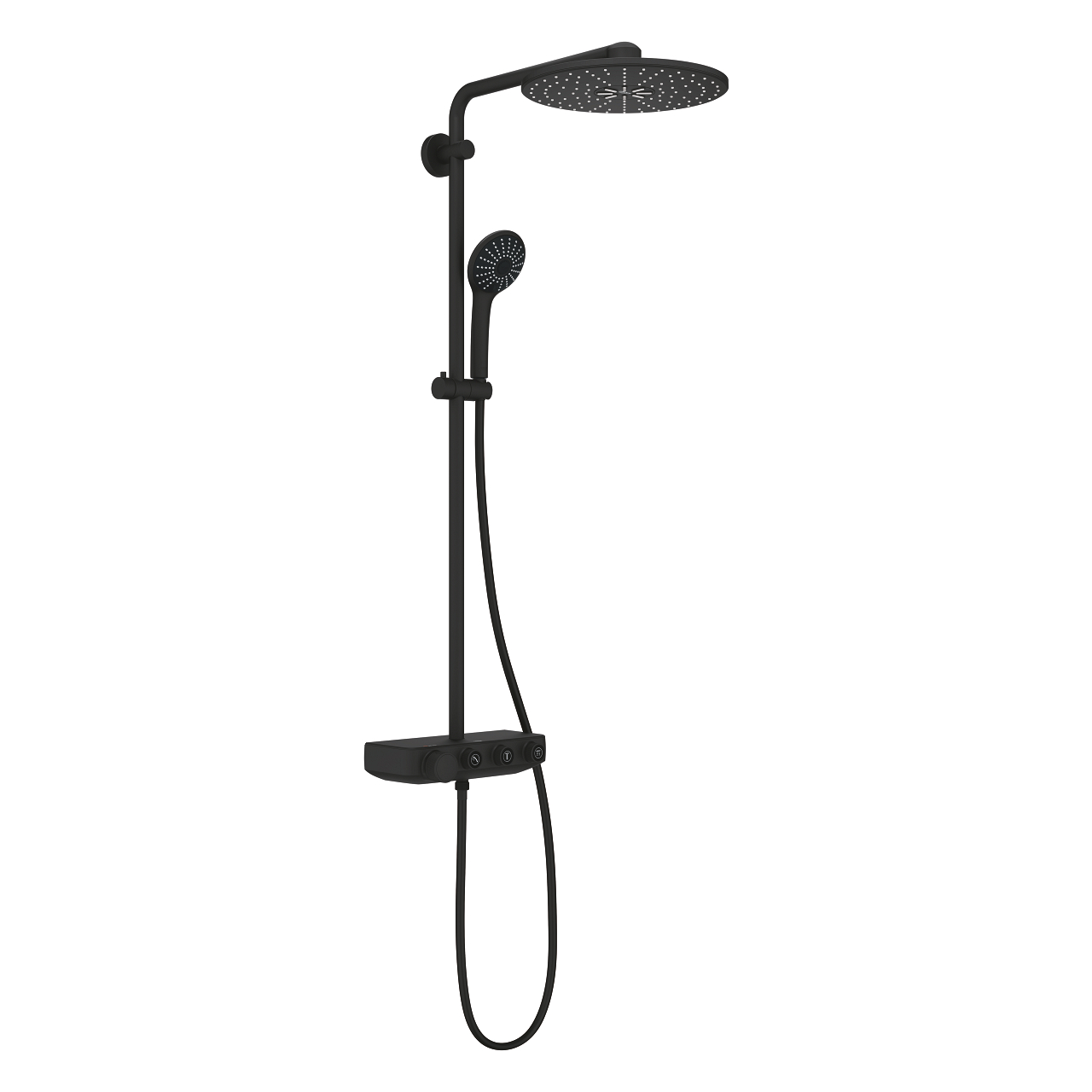 Grohe Euphoria SmartControl 310 duo regendouche opbouw phantom black - zwart mat