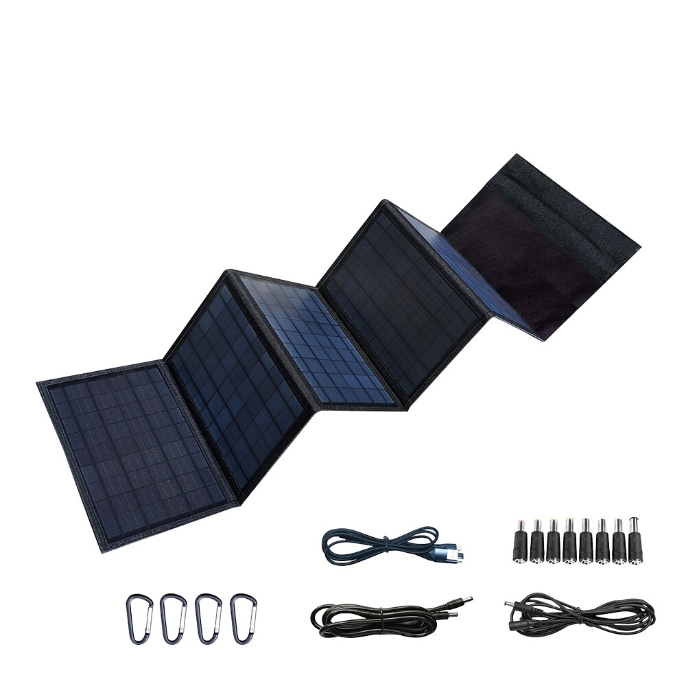 Denver PPS-42000 Tragbare Power Station mit eingebautem Solarpanel 42000 mAH (155wh)