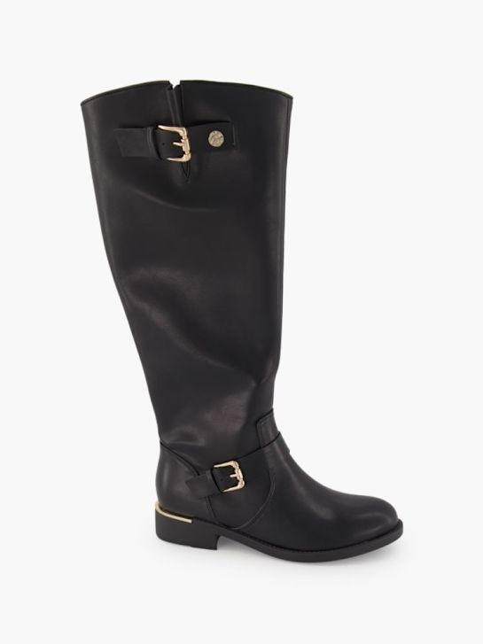 Graceland Hoher Stiefel Schwarz