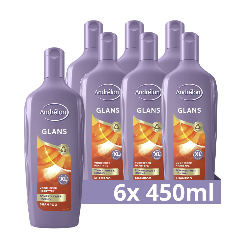 6x Andrelon Shampoo Glans450 ml