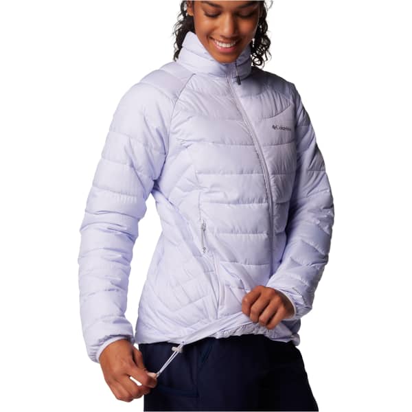Doudoune randonnée COLUMBIA W POWDER LITE II FULL ZIP JACKET SNOWDRIFT