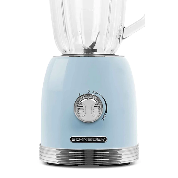 Blender vintage 800 W 1,5 L SCBL15BL bleu Schneider