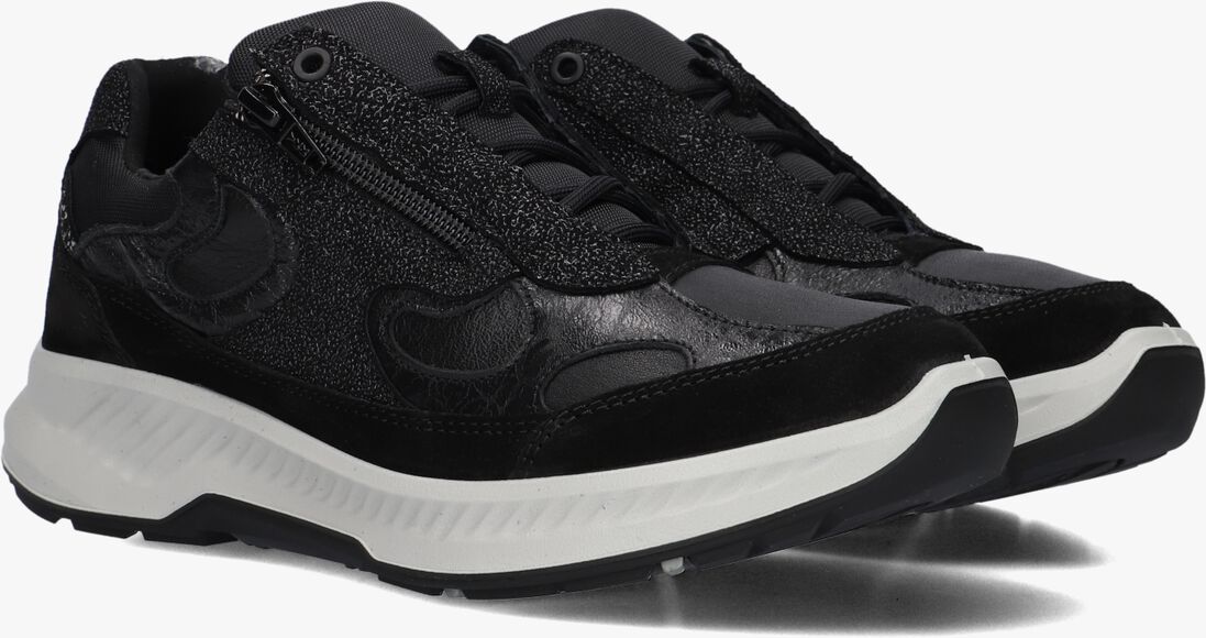 zwarte xsensible lage sneakers douro