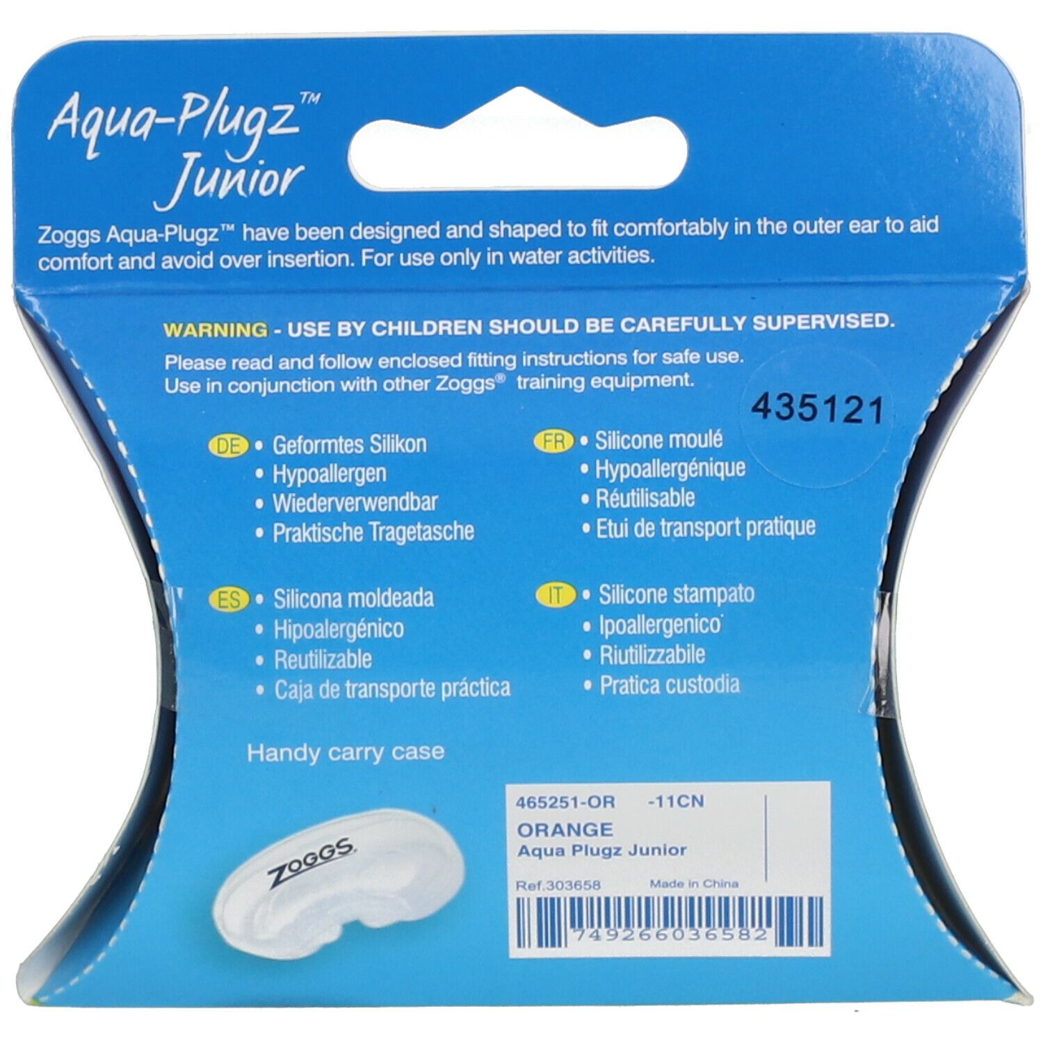 ZOGGS Aqua-Plugz Junior