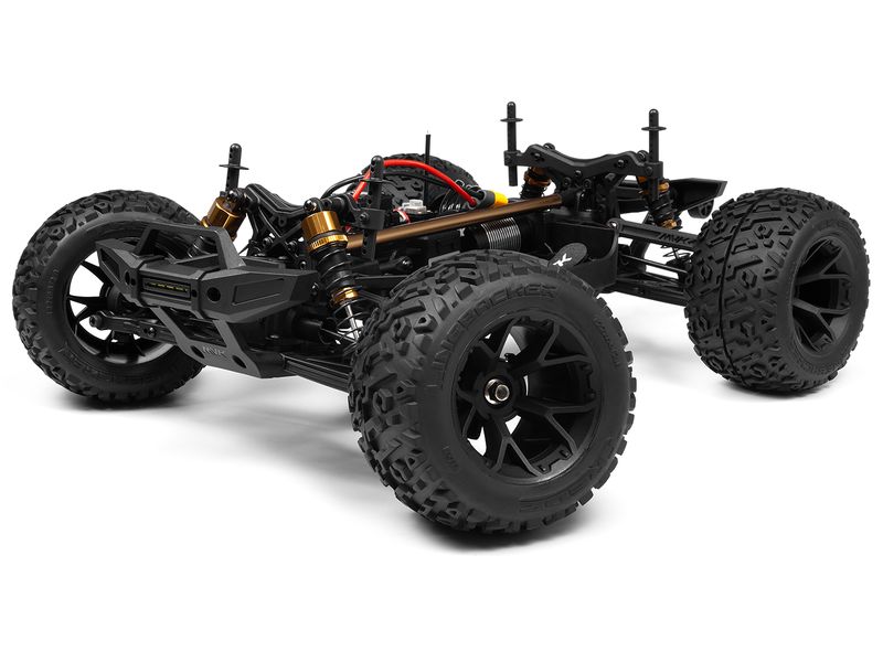Maverick Monster Truck Quantum2 MT Flux 4WD Rot, ARTR, 1:10 Off-Road RC Modell mit Brushless Allradantrieb