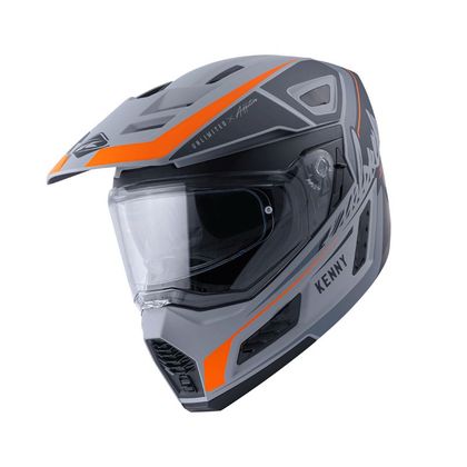 Casque cross Kenny EXPLORER GREY 2023 - Gris