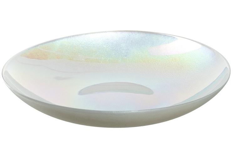 Schale Pesaro Perlmutt 33 cm, 4 Stück, WeissSchalen