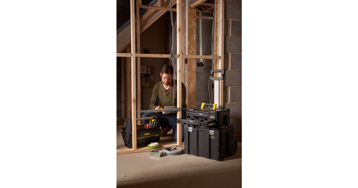StanleyFATMAX PRO-STACK Gereedschapswagen  (Zwart/geel)