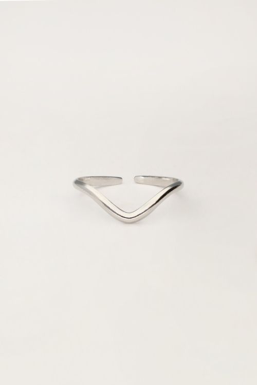 Ring met V shape
