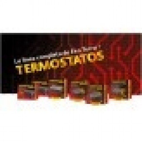 Termostato de 300 W com função de dimerização e pulso, preto