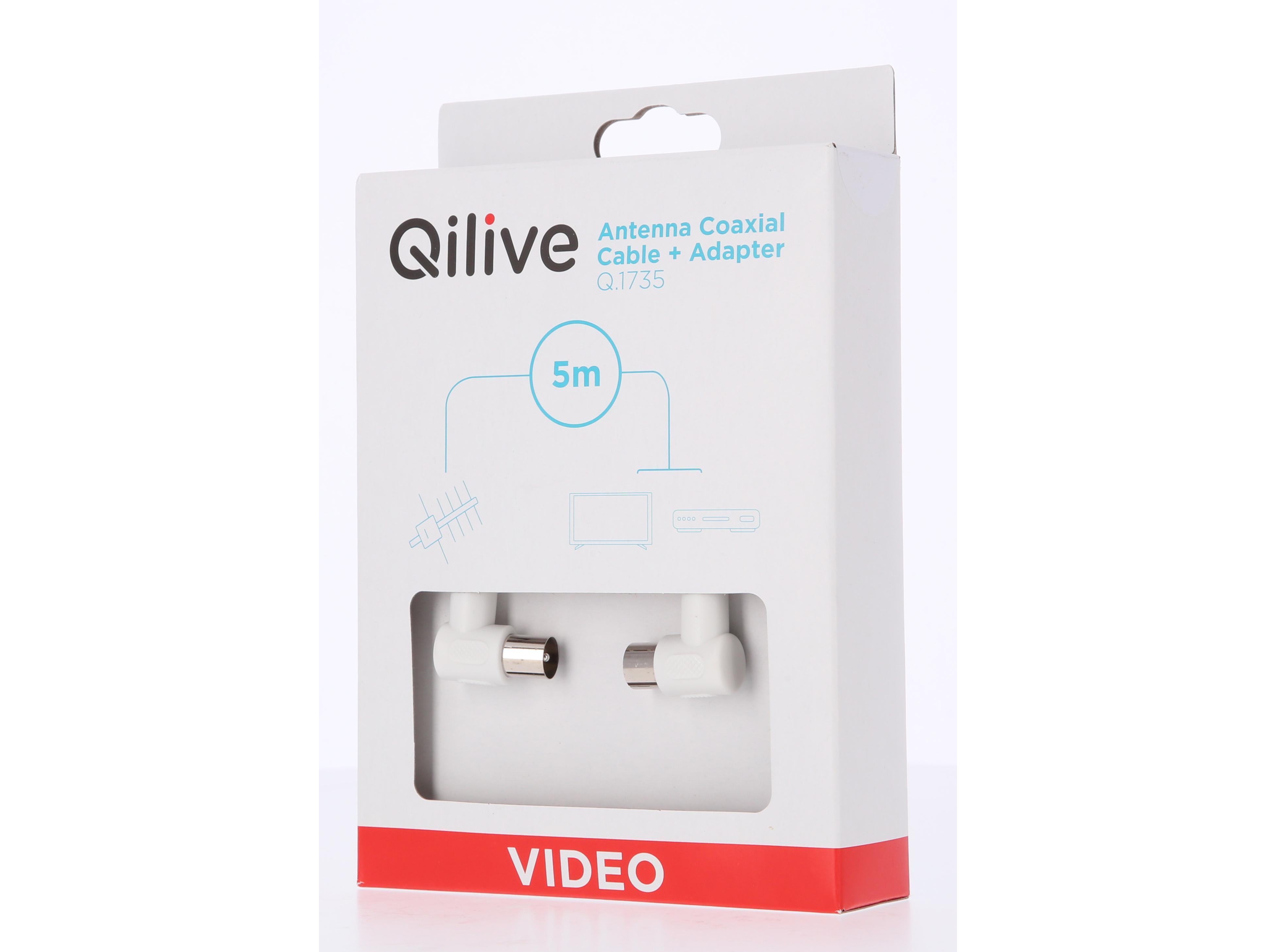 CABO ANTENA M-F QILIVE G4217941 BRANCO 5MT
