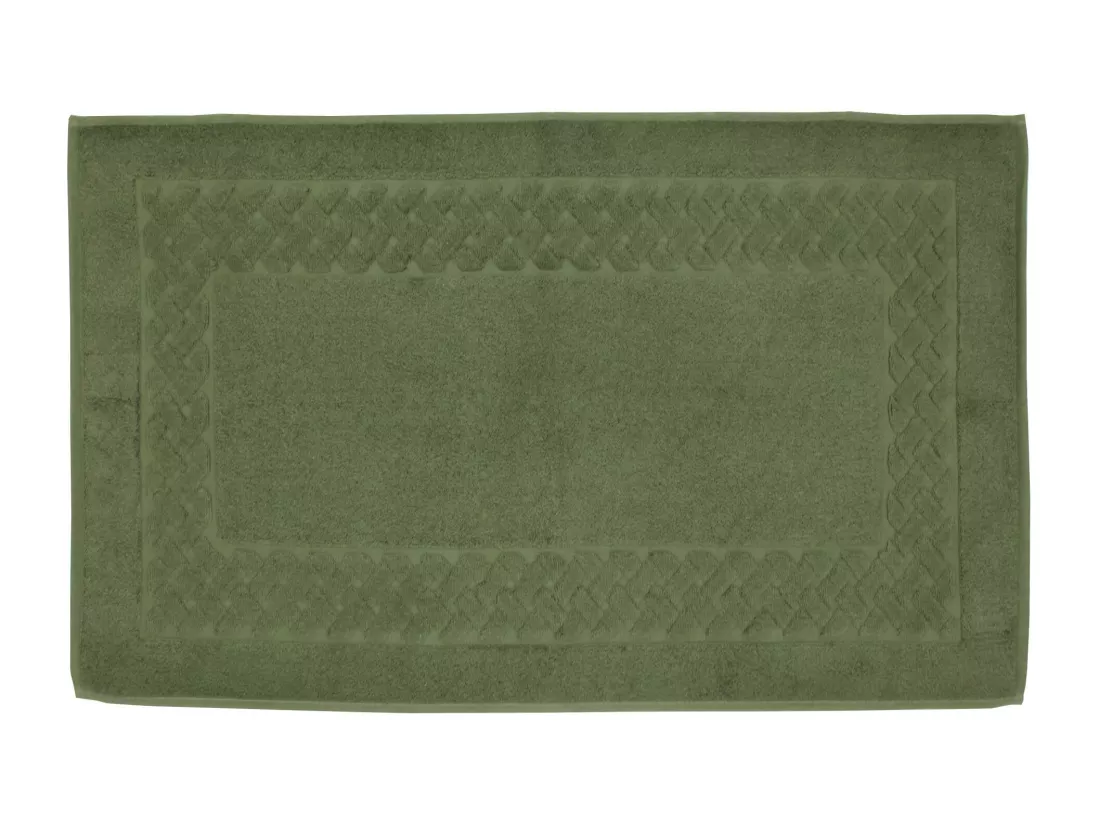 Tapis de bain 50x80 cm ROYAL CRESENT Vert Bouteille 850 g/m2