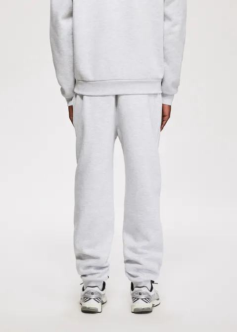 Joggingbroek met merk print grijs (GRS.LME)