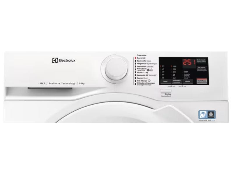 Electrolux Waschmaschine WAL3E500 Links Frontloader mit 8 kg Ladekapazität