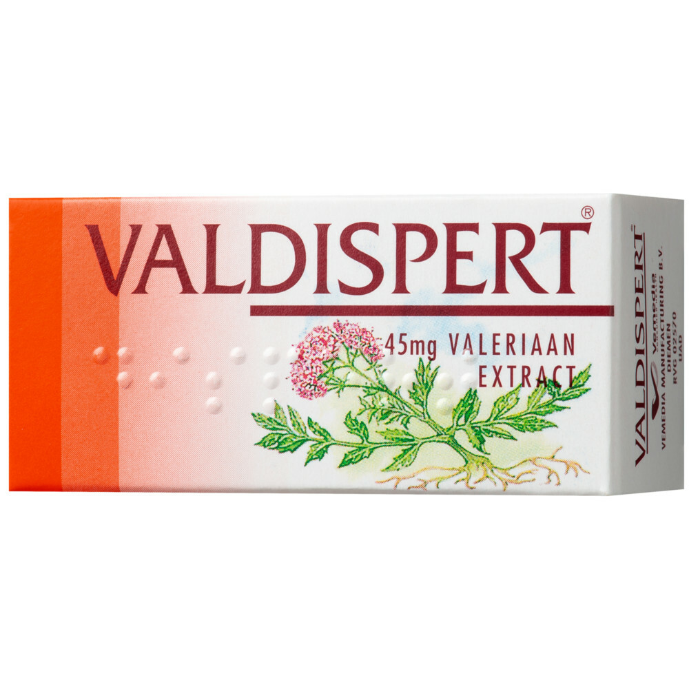 Valdispert Valeriaan Extract 45 mg100 tabletten