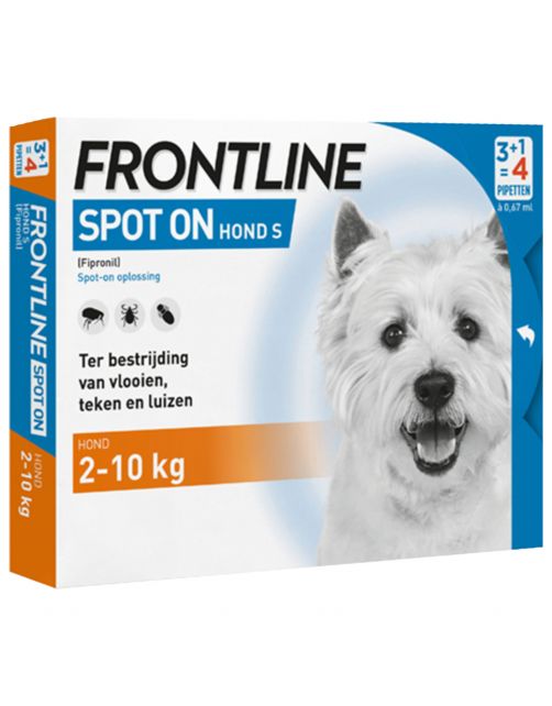 Frontline Spot On 1 Small Hond Small - Anti vlooien en tekenmiddel
