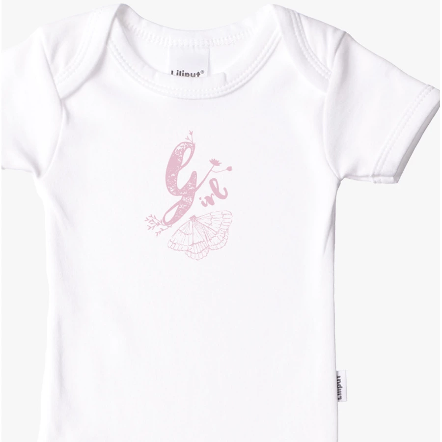Liliput Kurzarm-Bodys 2-er Pack rosa und weiß