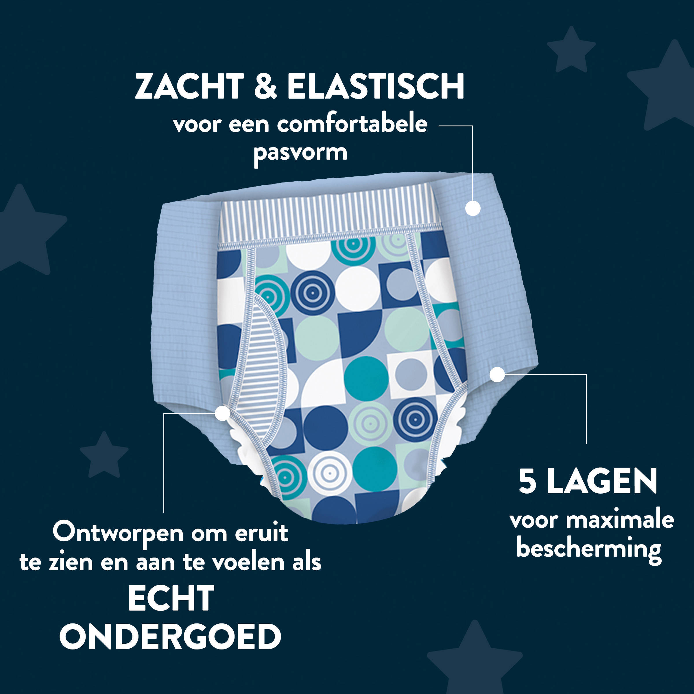 Huggies luierbroekjes - jongens - 8-13 jaar - 27 stuks