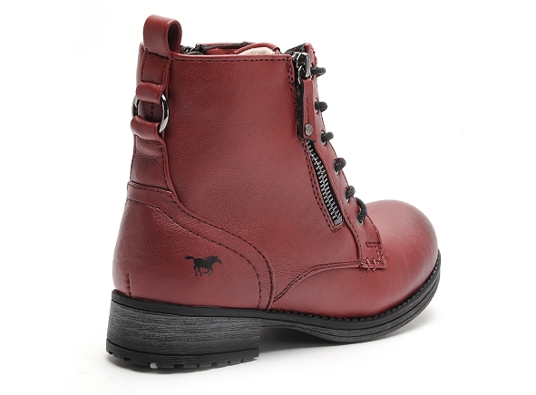 Mustang boots bottine enfant 5026623 rouge