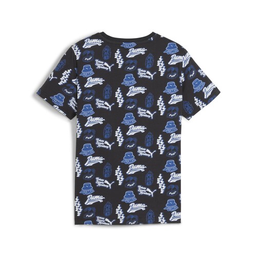 Puma - ESS+ MID 90S AOP TEE B - Bleu