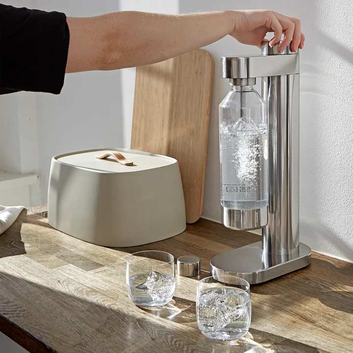 Stelton - Brus Wassersprudler, Edelstahl