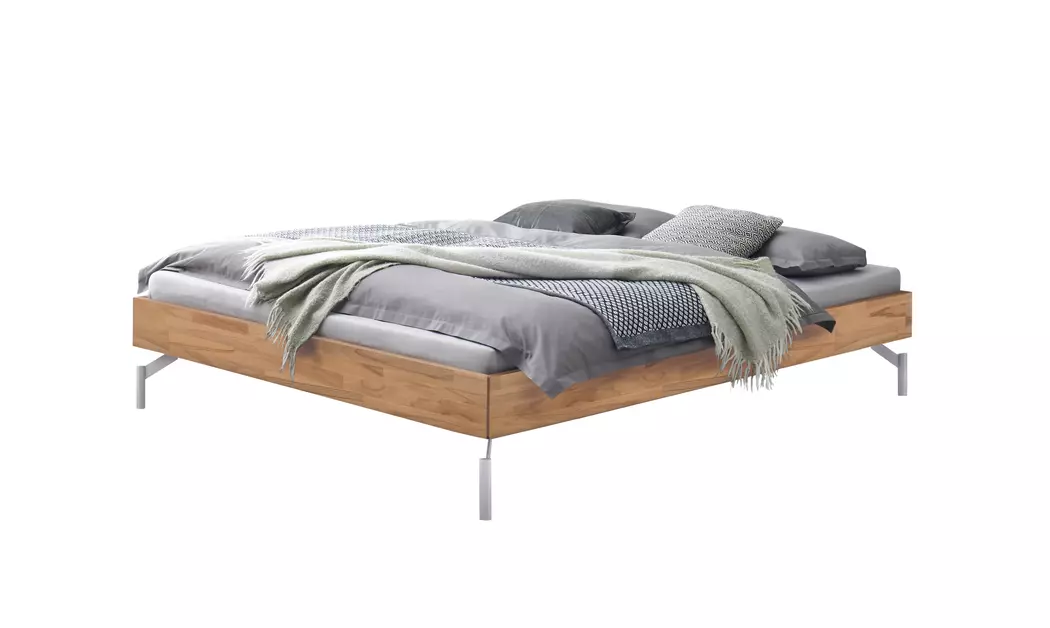 Massivholzbett Cardella 100 x 200 cm