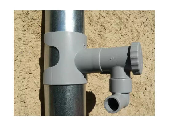 Récupérateur d'eau pour gouttière circulaire (Lot de 3)