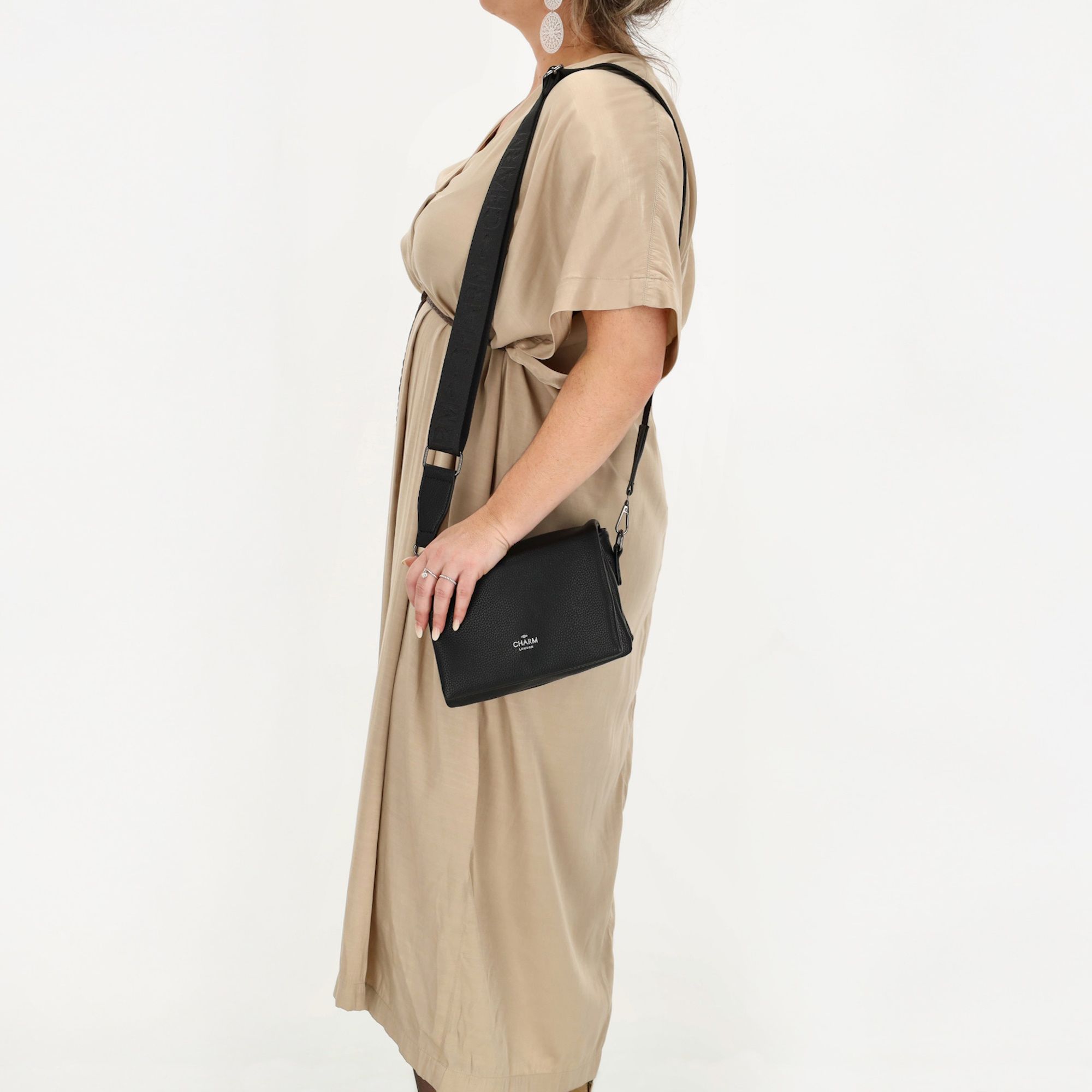 Charm London Pentonville Schoudertas Zwart