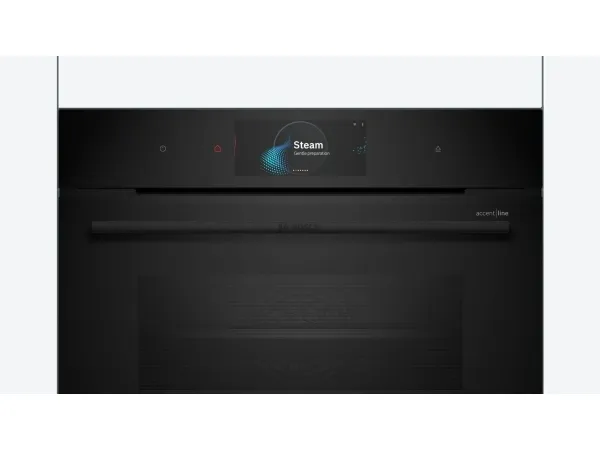 Bosch Serie 8 CSG958DB1, Medium, 47 L, 30 - 250 °C, Grill, Pizza, Hydrolytisk, Sort