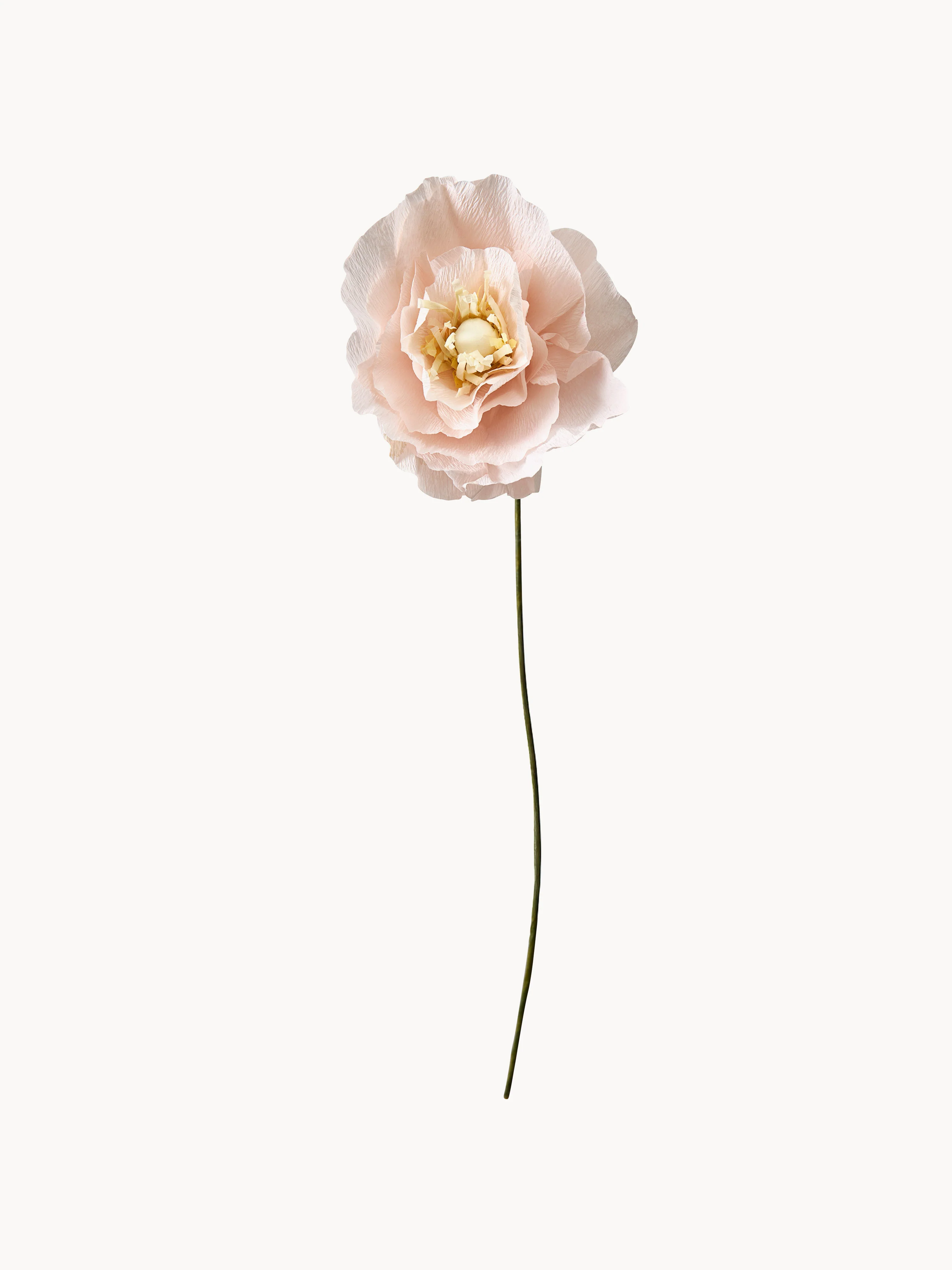 Handgemaakte kunstbloem Ice Poppy