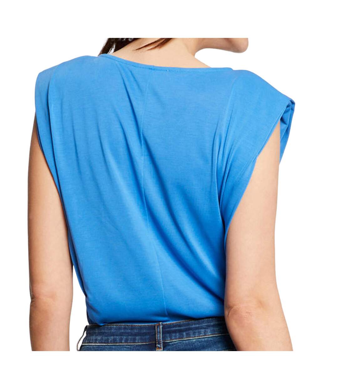 T-shirt Bleu Femme Morgan Dupro