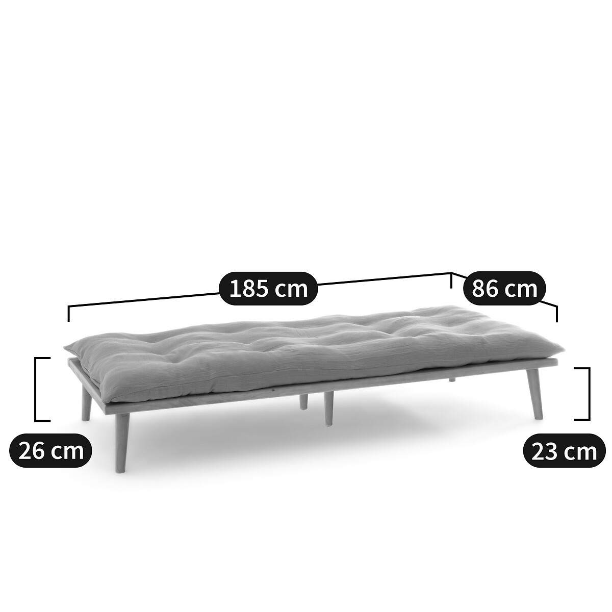 LA REDOUTE INTERIORS<br>Divã, Miji