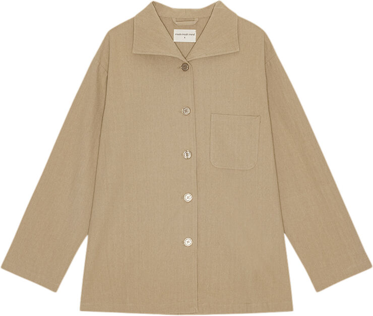Moshi Moshi Mind higher shirt crepe Warm sand