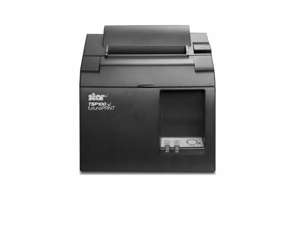 Star TSP143IIU  - Kvitteringsprinter - direkte termisk - Rulle (8 cm) - 203 dpi - op til 200 mm/sek. - USB 2.0 - skærer - grå