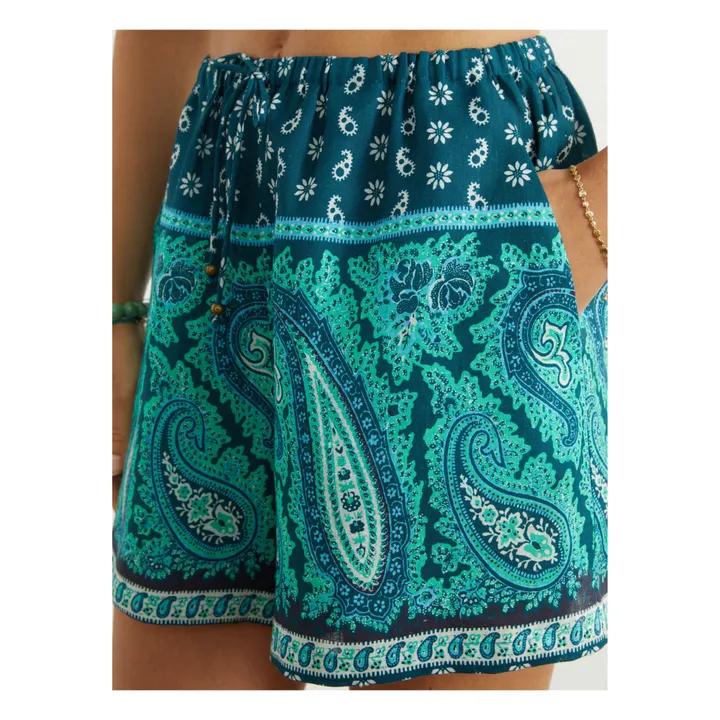 Boteh Short Elba Boy Lin | Vert émeraude