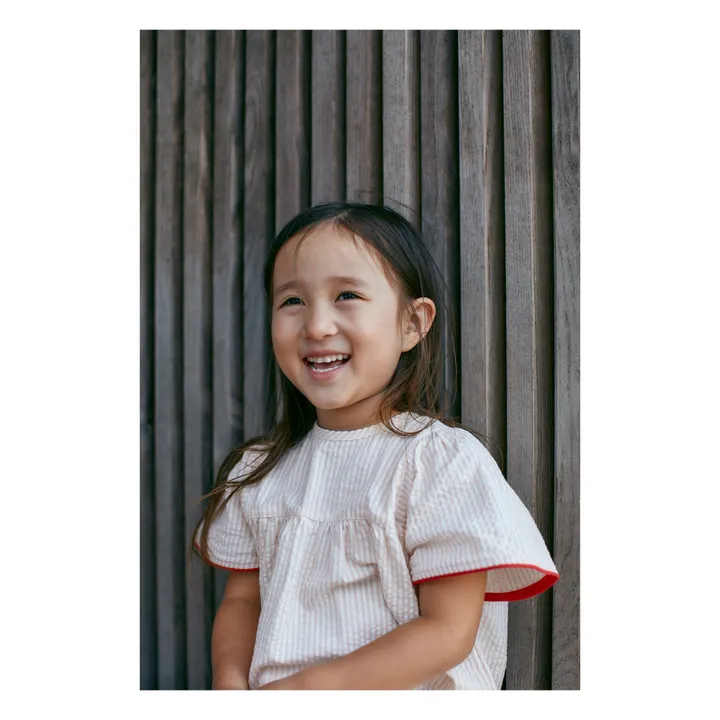Copenhagen Colors Blouse Seersucker | Crème