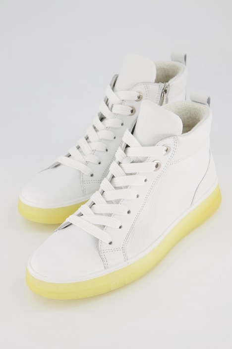 ara Leder-Sneaker, Reißverschluss, Weite H
