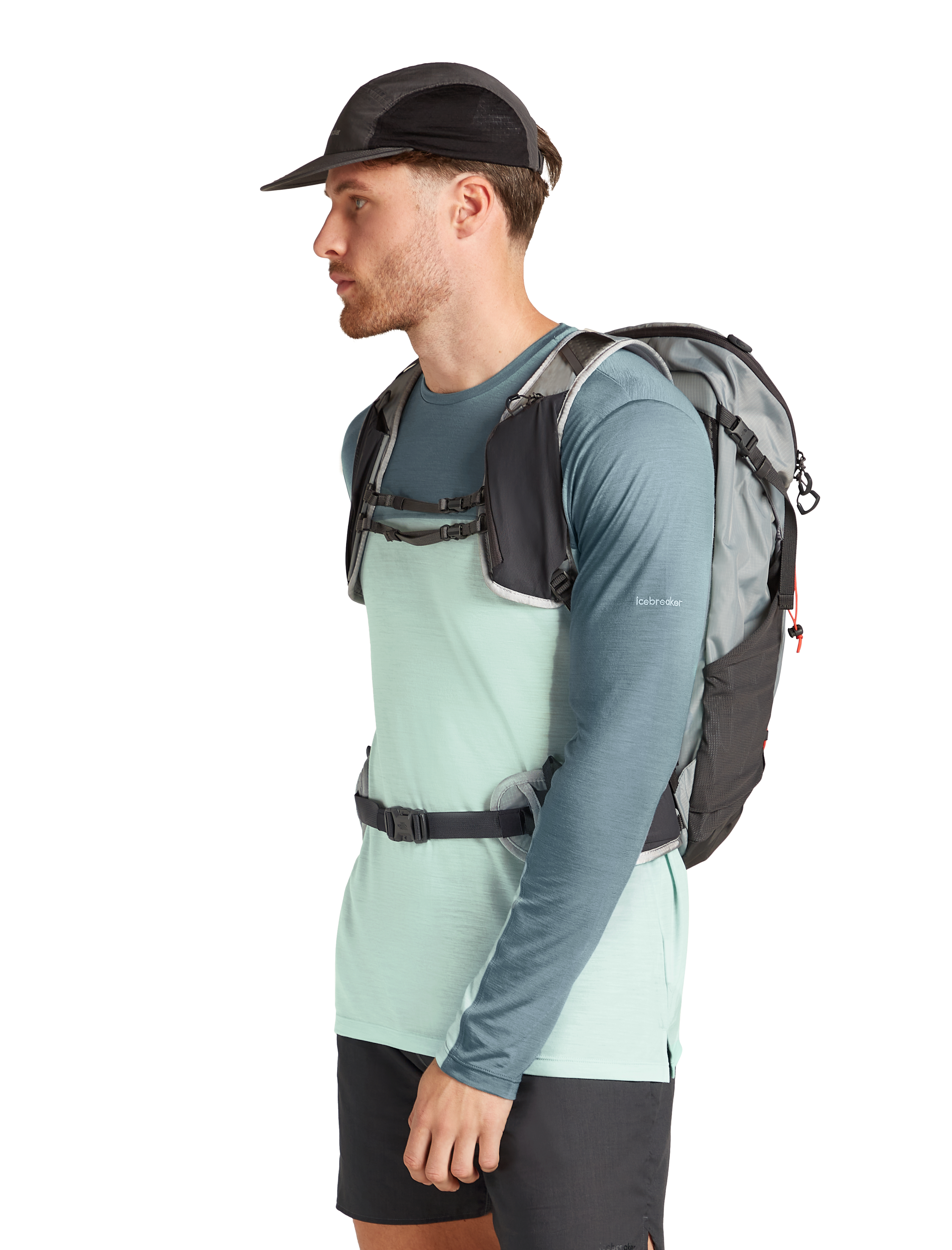 Mer 125 Cool-Lite Sphere LS Tee CB Herre Mint/Blue Ash/CB