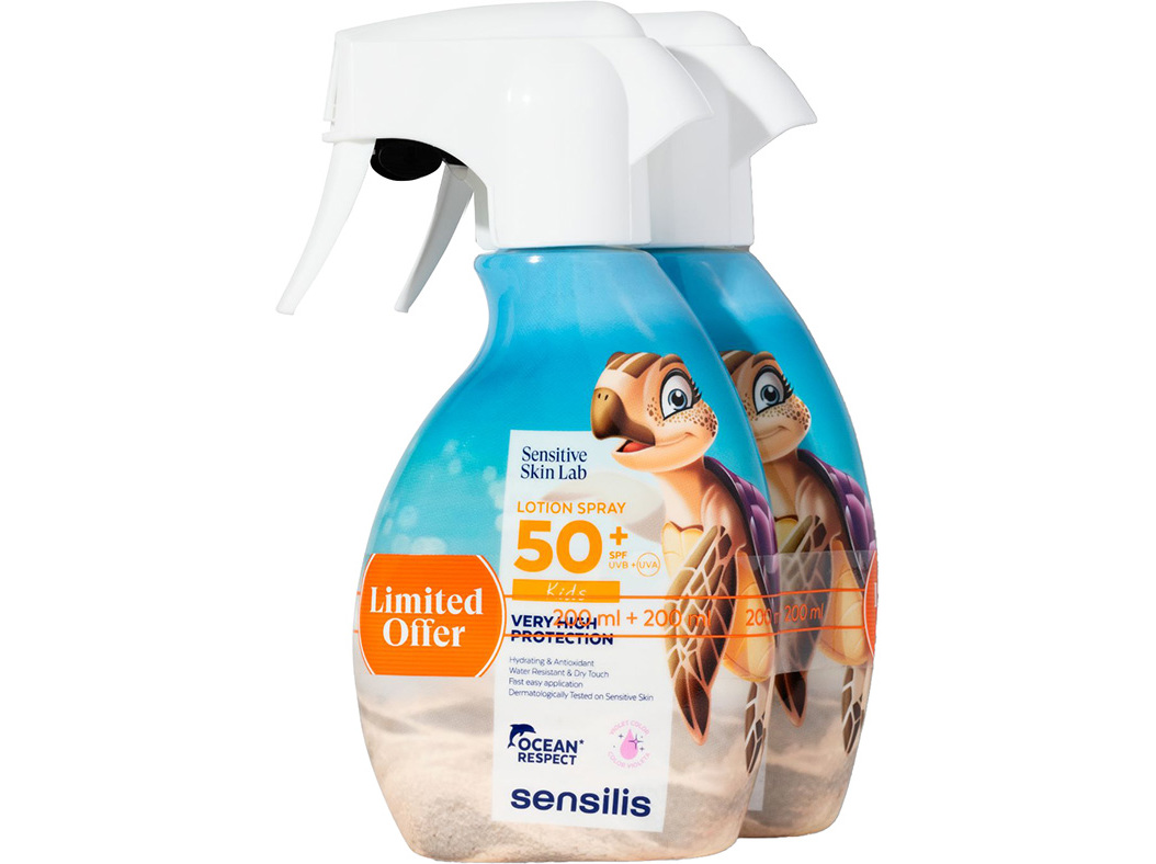 SPRAY SENSILIS PEDIATRIC SPF50 PACK 200 200ML