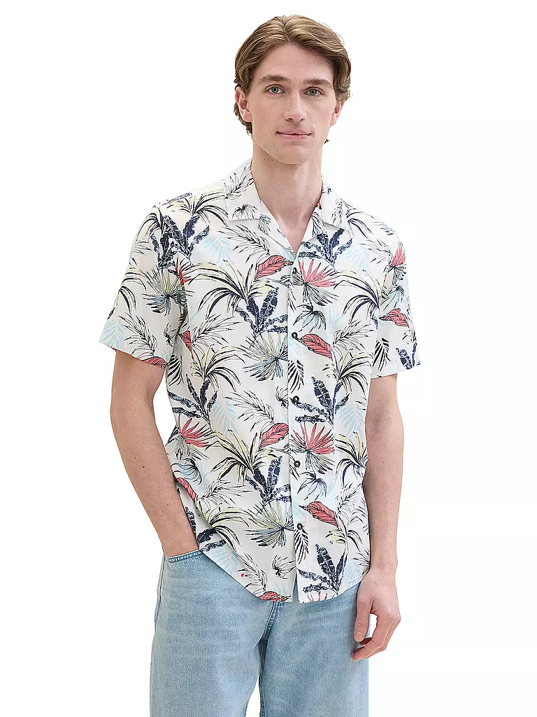 TOM TAILOR Hemd Regular Fit  weiss